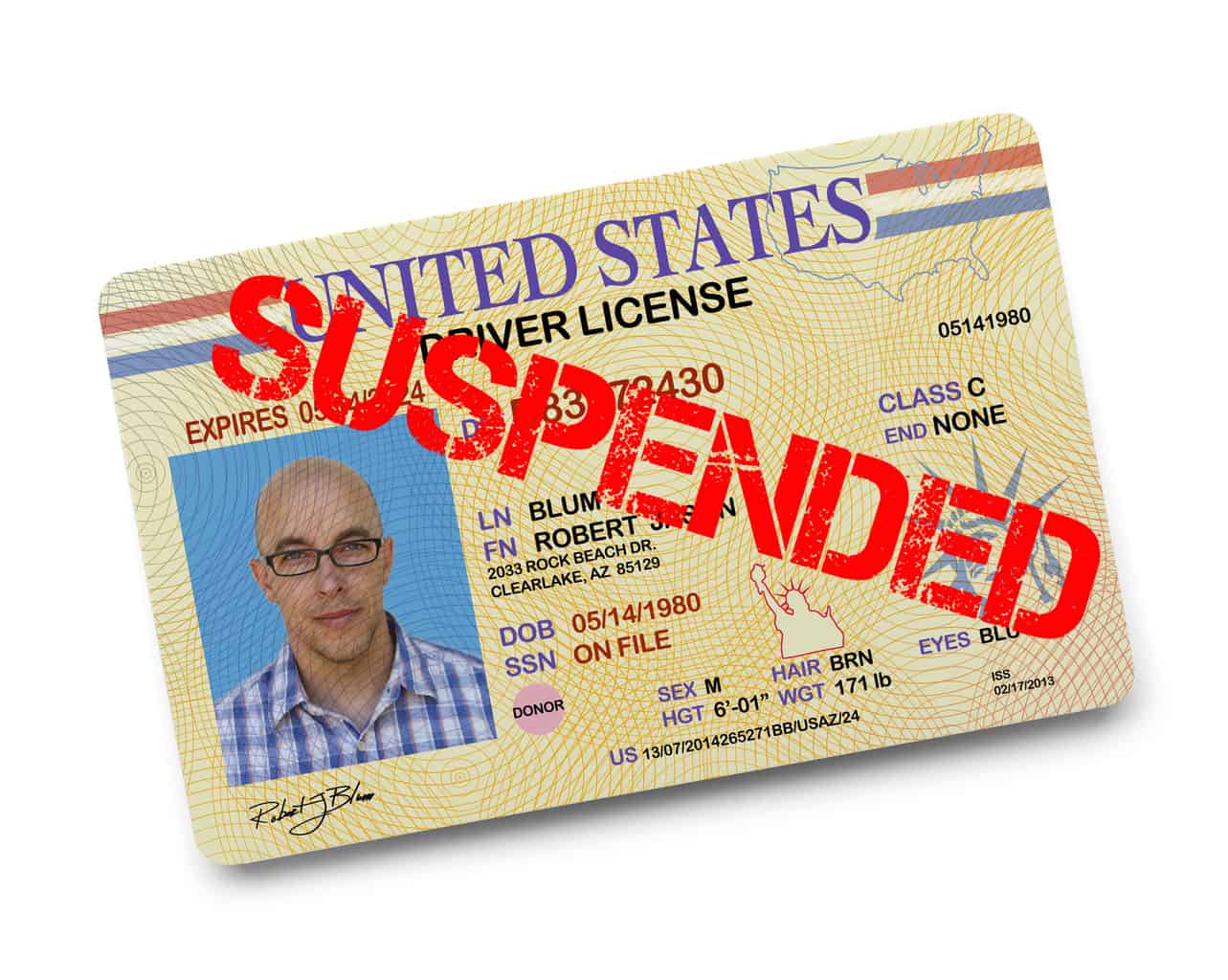 a suspended driver's license