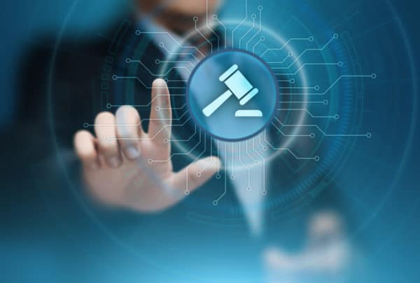 Ilustración de justicia penal
